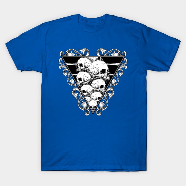 skull design T-Shirt by HornArt